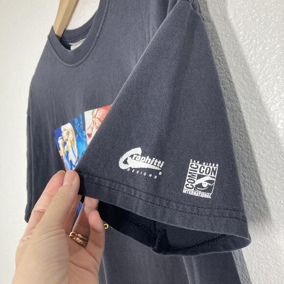 Comic-Con International Shirt Mens Large Black San Diego 2008 DC Comics Flash - Picture 5 of 13